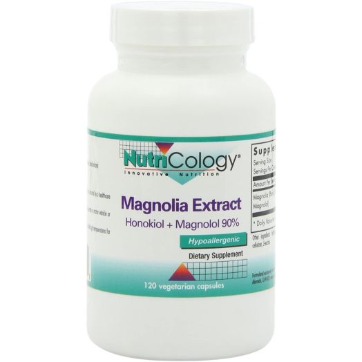 Nutricology Magnolia Extract Capsules, 120 Count