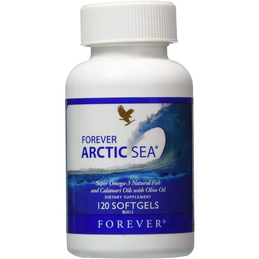 Forever Arctic-Sea super omega-3 natural fish calamari oils with olive oil, 120 soft gels