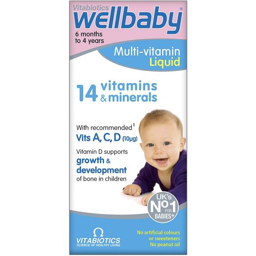 Vitabiotics Wellkid Baby and Infant Vitamins (150ml)