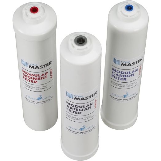 Home Master ISetTMA8 Artesian And HydroGardener Replacement Water Filter Change Set, White