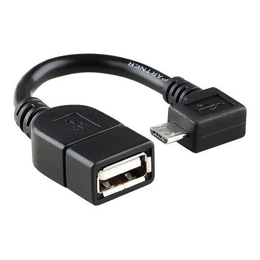 Sanoxy Micro USB Right Angle OTG (On-The-Go) to USB 2.0 Adapter