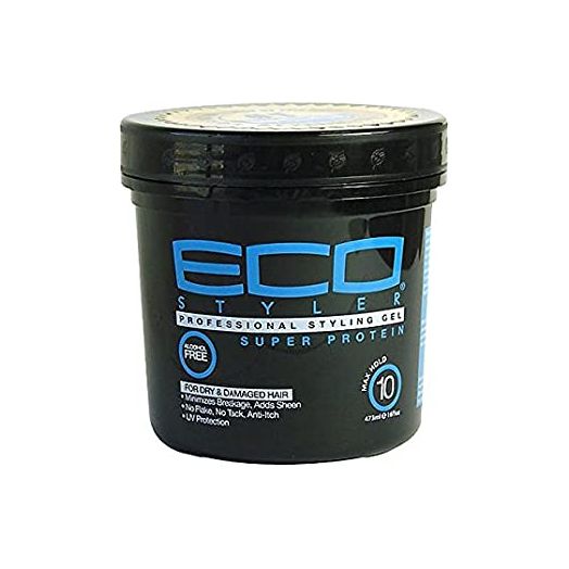 Eco Style Styling Gel Super Protein, Black, 16 Ounce