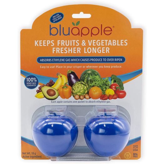 Bluapple Produce Freshness Saver Balls - Extend The Life of Fruits and Vegetables In The Refrigerator Or In A Fruit Bowl By Absorbing Ethylene Gas To Keep Produce Fresher Longer