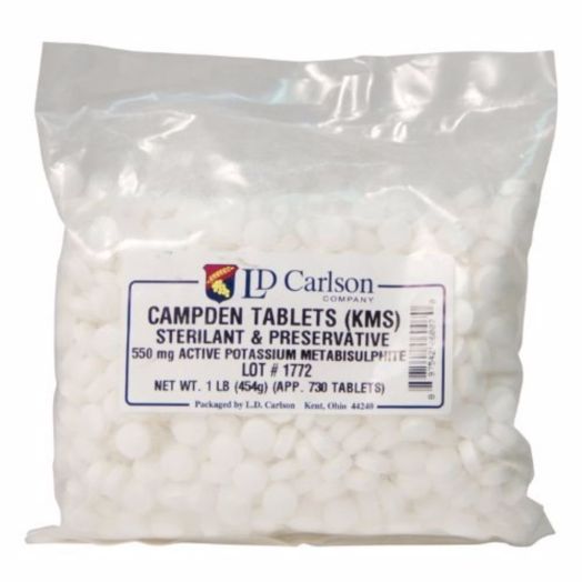 Campden Tablets (potassium metabisulfite) - 1 lb. bulk