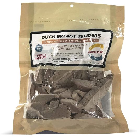 Fresh Is Best Freeze Dried Raw Duck Treats, Dog and Cat Treats