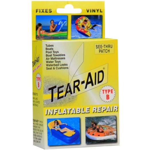 TEAR-AID Vinyl Inflatable Repair Kit, Yellow Box Type B