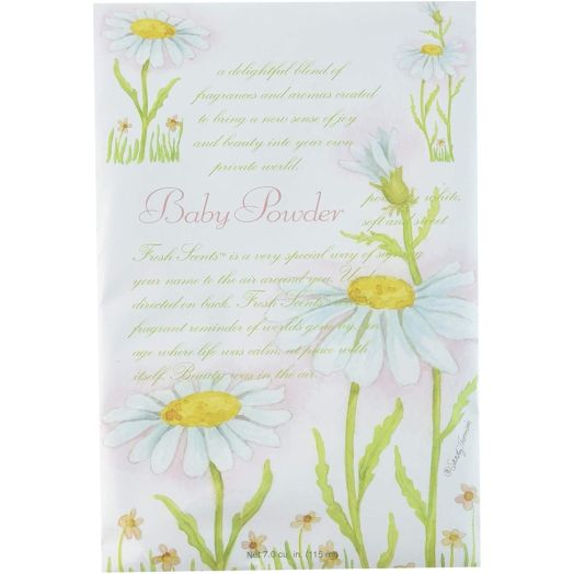 Fresh Scents Scented Sachets - Baby Powder, Lot of 6 (200210)