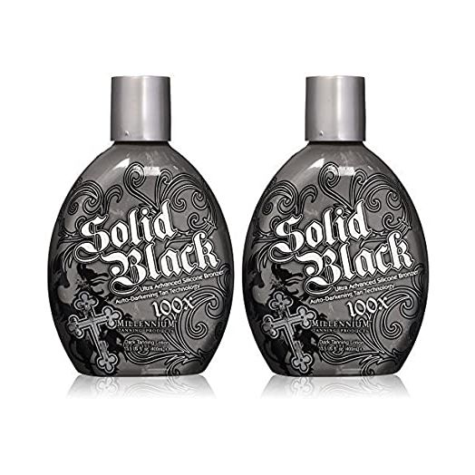 Dark Tanning Lotion 13.5 Ounces each - 2 Pack, Black