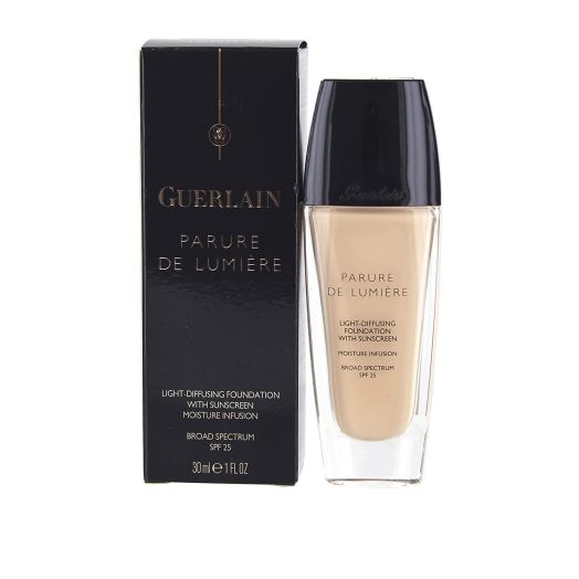 Guerlain Parure De Lumiere Light Diffusing Fluid Foundation with SPF 25, No.01 Beige Pale, 1 Ounce