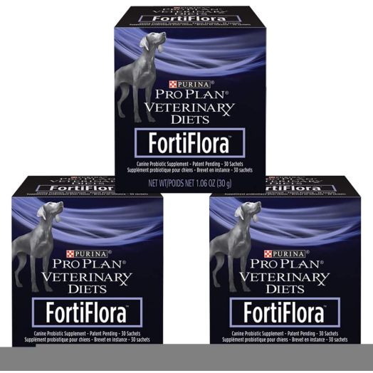 Purina Fortiflora Canine Nutritional Supplement Box (3 Pack), 30gm/90 Count