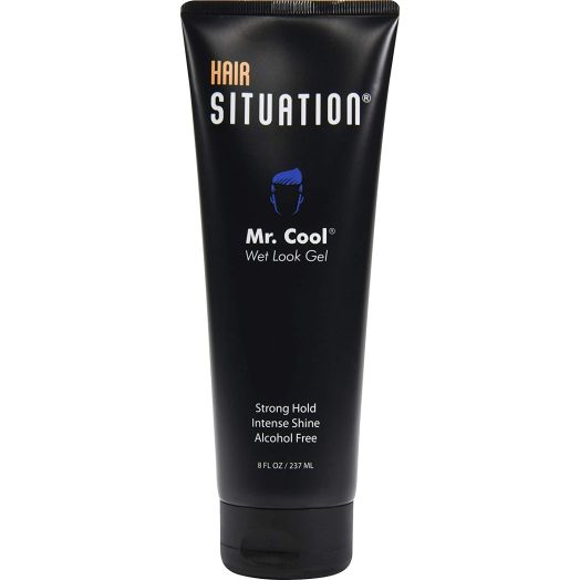 Mr Cool Wet Look Intense Shine Alcohol Free Hair Gel 8 FL OZ