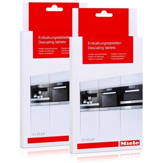 Miele 10178330 Descaling Tablets, 6 Tablets (Pack of 2)