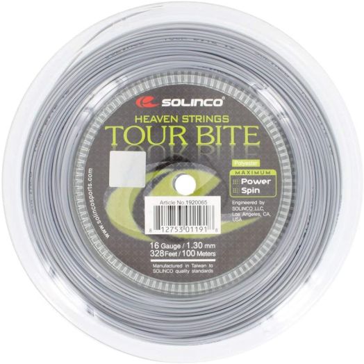 Solinco Tour Bite Tennis String 328 foot / 100m Mini Reel (17 gauge)