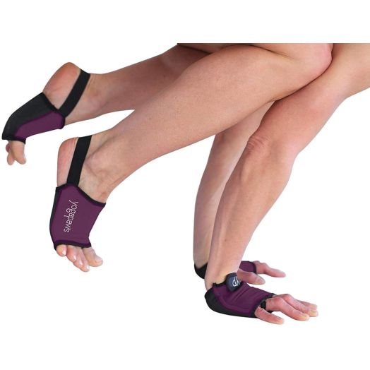 YogaPaws Elite Padded Yoga Gloves and Socks Set