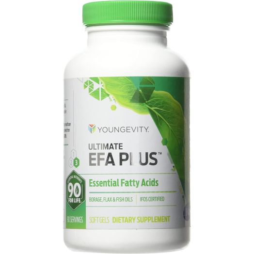 90 Softgels Ultimate EFA Plus Youngevity Fish Oil (Ships Worldwide)
