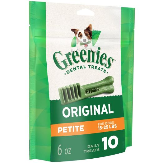 Greenies Original Petite Natural Dental Dog Treats (15 - 25 lb. dogs)