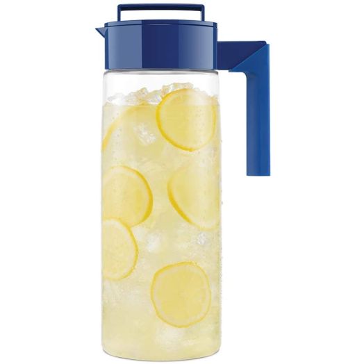 Takeya Patented and Airtight Pitcher Made in the USA, 2 Quart, Blueberry