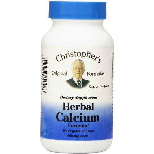 Dr Christopher's Formula Herbal Calcium Formula, 400 mg, 100 Count