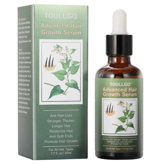 Hair Growth Serum, Hair Loss Treatments, Hair Serum, Hair Growth Oil for Thicker Longer Fuller Healthier Hair, Help Hair Follicle Growth, Prevent Hair Loss and Thinning, With Natural Vitamin Rich Treatm