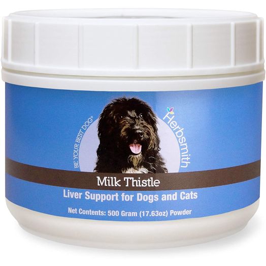 Herbsmith Organic Milk Thistle for Dogs and Cats  Liver Supplement for Dogs and Cats  Made in USA