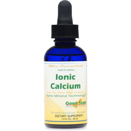 Good State Liquid Ionic Calcium Ultra Concentrate - 10 Drops Equals 50 Mg - 100 Servings Per Bottle 1.6fl. oz