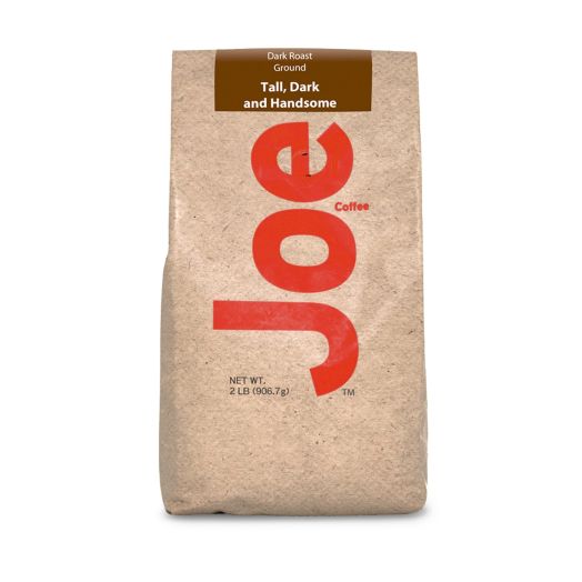 Joe Knows Coffee Tall and Handsome Dark Roast Ground Coffee, 2 Pound