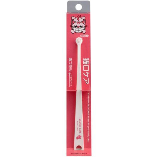 MIND UP Toothbrush Micro Head for Cats Made in Japan by Nyanko Care