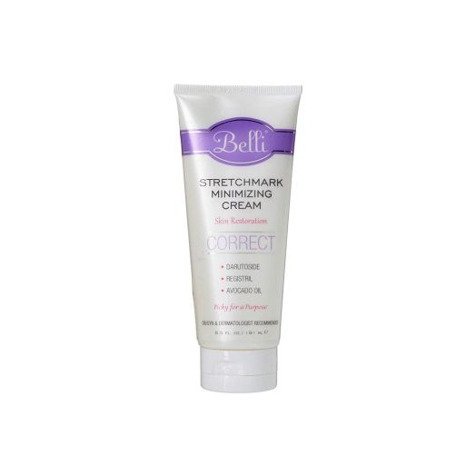 Belli Stretchmark Minimizing Cream. for Existing Stretch Marks of Any Age or from Any Cause Features Darutoside, Regestril, and Avocado Oil OB/GYN and Dermatologist Recommended 6.5 oz