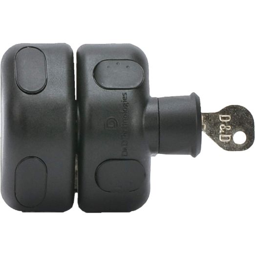 DandD Technologies MLSPS2L MagnaLatch Side Pull, Safety Gate Latch, Key Lockable Magnetic Latch for Home, Yard and Garden Fences
