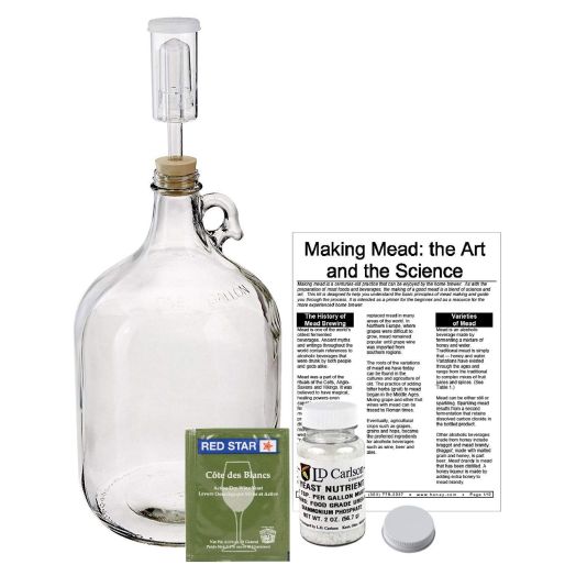 Shepherd Made Mead Making Kit (Mead-Kit), Multicolored