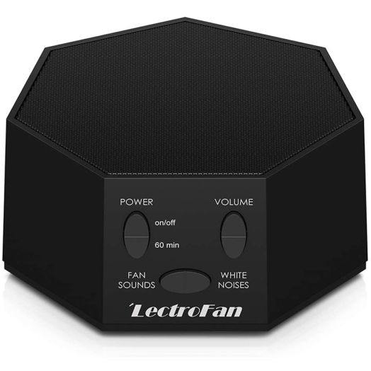 Adaptive Sound Technologies LectroFan High Fidelity White Noise Sound Machine with 20 Unique Non-Looping Fan and White Noise Sounds and Sleep Timer, 110V electricity but DOES have USB Connecter