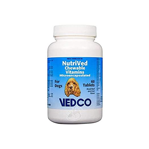 Vedco NutriVed Chewable Vitamins 60 Tablets for Dogs