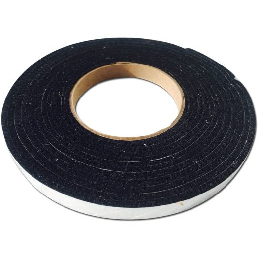 FireBlack Hi Temp BBQ Smoker Gasket Self Stick 15 ft High Heat 1/2 x 1/8 Black