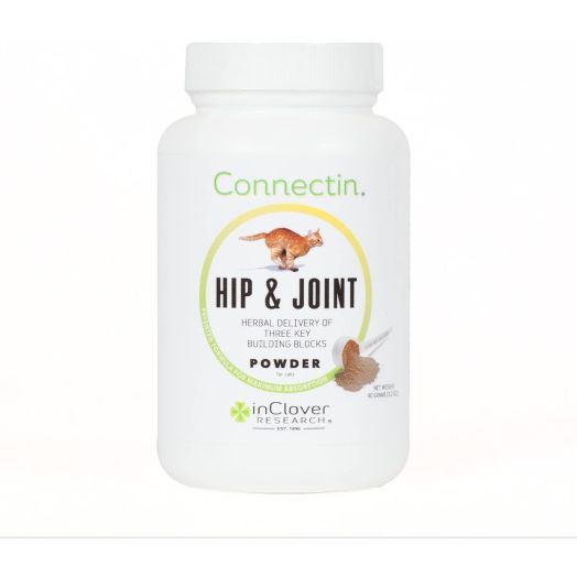 In Clover Connectin Hip and Joint Supplement for Cats, Combines Glucosamine, Chondroitin and Hyaluronic Acid with Herbs, Patented and Clinically Tested to Work in 15 Days