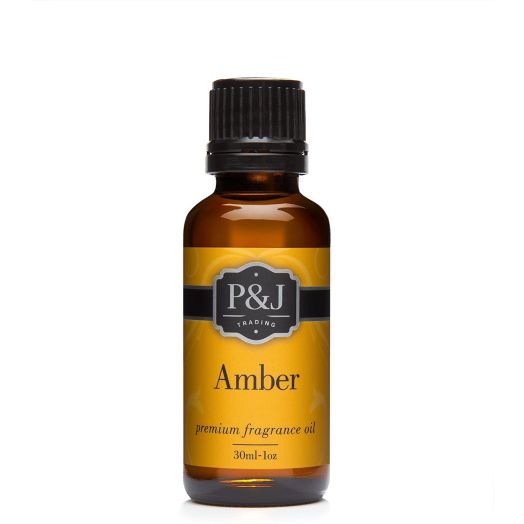 PandJ Trading Amber Fragrance Oil - Premium Grade Scented Oil - 30ml