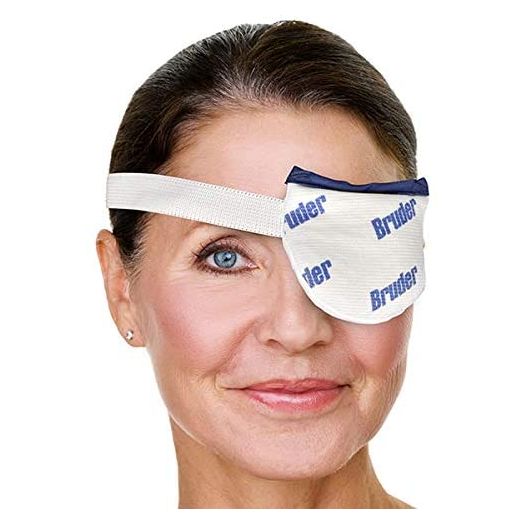 Bruder Moist Heat Eye Compress | Single Eye | Effective Relief for Painful Styes and Chalazion