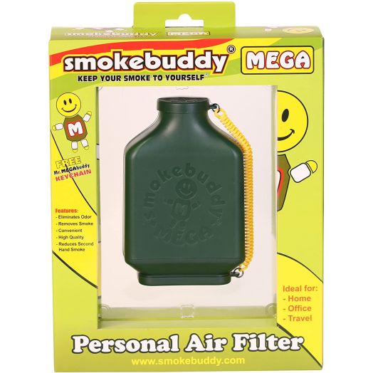 Smoke Buddy 0161-GRN Mega Personal Air Filter, Green