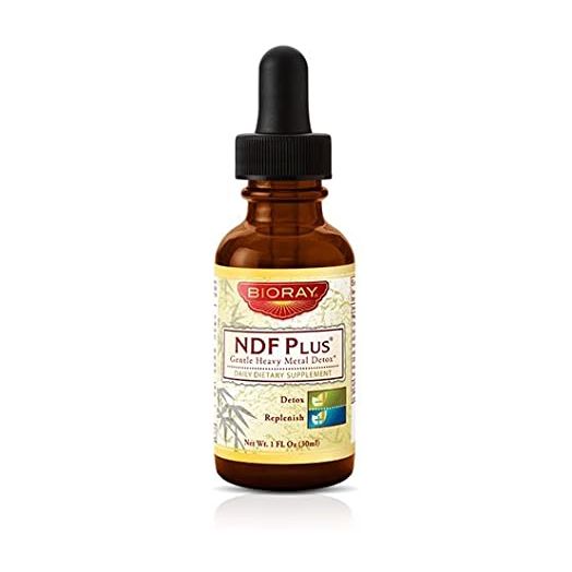 Detox Cleanser Herbal Supplement by Bioray | NDF Plus Improves Memory and Immune Function, Eliminates Brain Fog, Increases Vitality, Energy, Focus and More | 1 fl oz