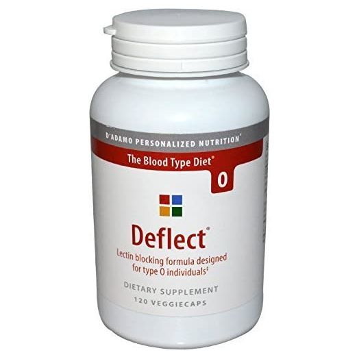 D'Adamo Personalized Nutrition - Deflect Lectin Blocker (Type O) 120Vc by D'Adamo Personalized Nutrition