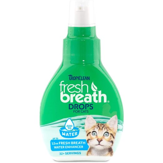 Fresh Breath by TropiClean Oral Care Drops for Pets, Made in USA