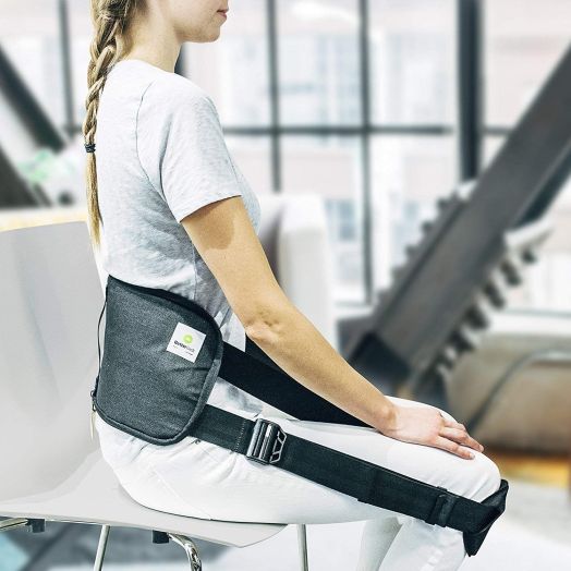 BetterBack Correct Back Posture While Sitting (SEEN ON Shark Tank, Doctor Recommended for Back Pain  Makes Every Chair Ergonomic  Lumbar Support, Adjustable Straps, Memory Foam Cushion)
