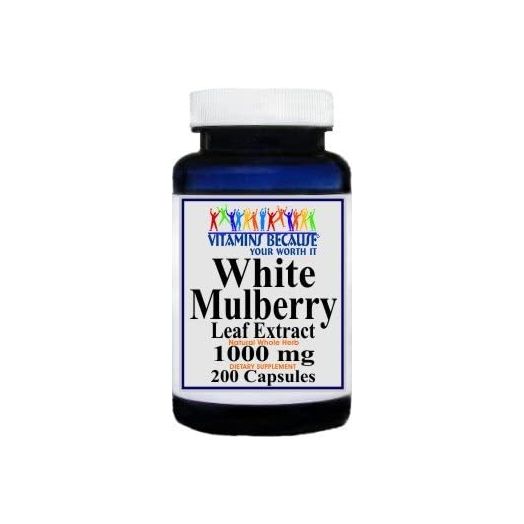 White Mulberry Leaf Extract (200 Capsules) by Certified Seller 5 Star
