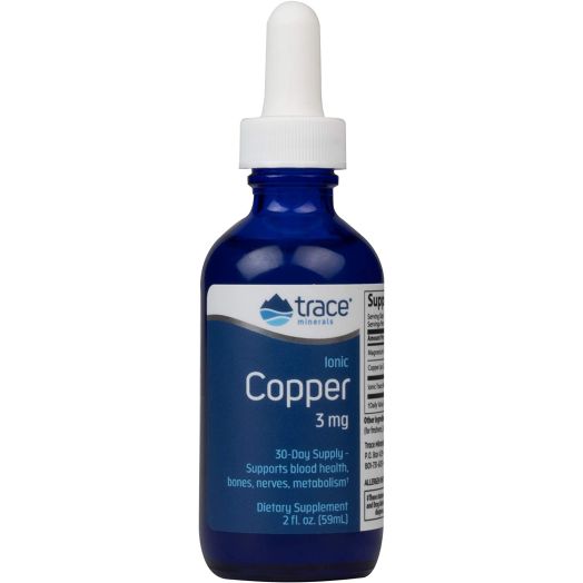 Trace Minerals Liquid Ionic Copper Supplement, 2 Ounce