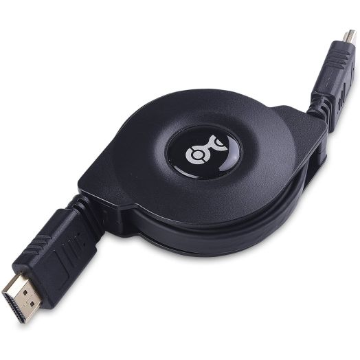 Cable Matters Retractable HDMI Cable with HDR and 4K Resolution Support - 3.5 Feet