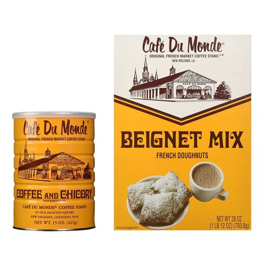 Cafe Du Monde Coffee and Chicory and Beignet Mix Set