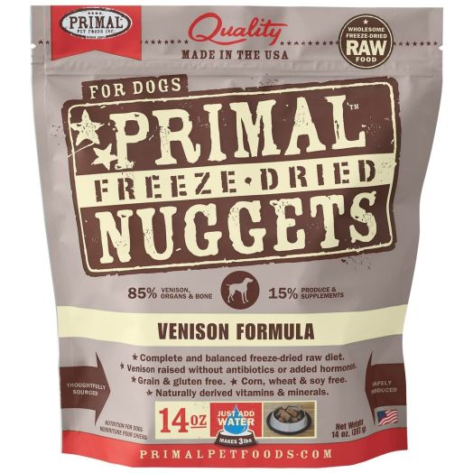 Primal Freeze Dried Dog Food Venison Formula