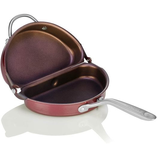 TECHEF - Frittata and Omelette Pan, Coated with New Teflon Select/Non-stick Coating (PFOA Free) (Purple)