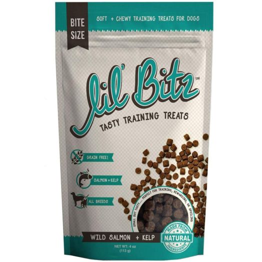 Lil' Bitz Wild Salmon + Kelp Training Treats (4 oz)