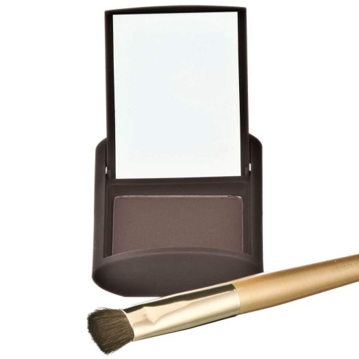 Joan Rivers Great Hair Day Fill-In Powder - Root Cover Up for Thinning Hair - Thicker and Fuller Hair (Brunette)