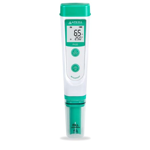 Apera Instruments AI209 Value Series PH20 Waterproof pH Tester Kit, 0.1 pH Accuracy, 0-14.0 pH Range